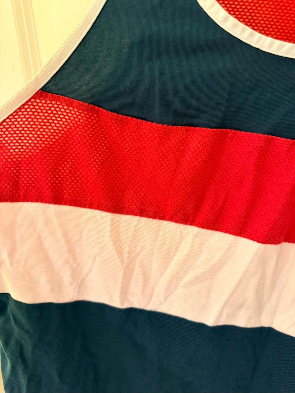 Sweaty Betty mesh panel tank